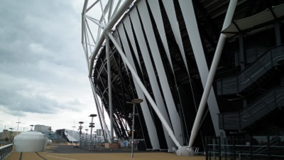 London Olympic Stadium Wrap Installation